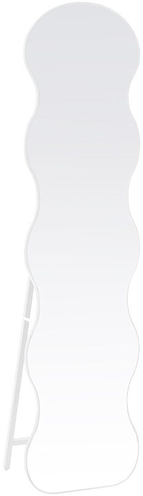 384-000012 Καθρέπτης Waven pakoworld σε λευκή απόχρωση 38x28x148εκ - Image 1
