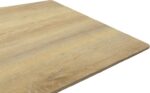 Τραπέζι Aragne pakoworld sonoma mdf με μαύρα μεταλλικά πόδια 160x90x75εκ - Image 5
