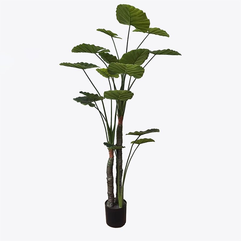 391-000015 Διακοσμητικό φυτό σε γλάστρα Taro Plant Inart πράσινο Φ90x180εκ - Image 1
