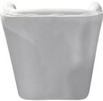 Πολυθρόνα Regalo pakoworld βελούδο σε λευκή απόχρωση 75x88x85εκ - Image 5