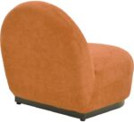 Πολυθρόνα Zenny pakoworld υφασμα terracotta 64x85x68εκ - Image 2