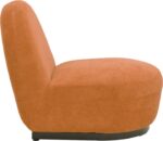 Πολυθρόνα Zenny pakoworld υφασμα terracotta 64x85x68εκ - Image 3
