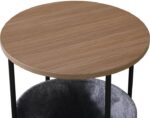 Βοηθητικό τραπέζι Fredami pakoworld sonoma Φ40x50εκ - Image 4