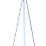 Καλόγερος Denner pakoworld μέταλλο σε λευκή απόχρωση 48.5x48.5x180εκ