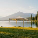 Κιόσκι Gazebo pakoworld μεταλλικός σκελετός - ύφασμα μπεζ 3x3m - Image 2