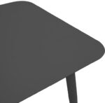 Τραπέζι Vista pakoworld αλουμίνιο σε μαύρη απόχρωση 80x80x72εκ - Image 4