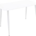 Τραπέζι Vista pakoworld αλουμίνιο σε λευκή απόχρωση 120x70x72εκ