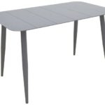 Τραπέζι Vista pakoworld αλουμίνιο σε ανθρακί απόχρωση 120x70x72εκ