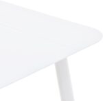 Τραπέζι Vista pakoworld αλουμίνιο σε λευκη απόχρωση 150x80x72εκ - Image 4