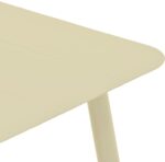 Τραπέζι Vista pakoworld σαμπανί αλουμίνιο 150x80x72εκ - Image 4