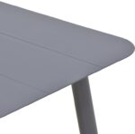 Τραπέζι Vista pakoworld αλουμίνιο σε ανθρακί απόχρωση 150x80x72εκ - Image 4