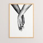Πίνακας Lovely pakoworld με ψηφιακή εκτύπωση και πλαίσιο 33x1.5x48εκ