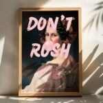 Πίνακας Rushea pakoworld με ψηφιακή εκτύπωση και πλαίσιο 33x1.5x48εκ