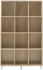 Βιβλιοθήκη FIRENZE pakoworld χρώμα sonoma 107x28,6x178εκ - Image 3