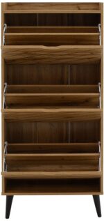 Παπουτσοθήκη Thelma pakoworld 12 ζεύγων oak 60x23.8x131.6εκ - Image 5