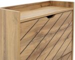 Παπουτσοθήκη Thelma pakoworld 12 ζεύγων oak 60x23.8x131.6εκ - Image 6