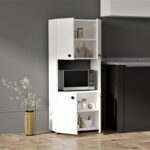Στήλη Guzel pakoworld σε λευκή απόχρωση 60x31.4x140εκ - Image 2