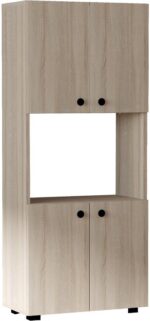 Στήλη Guzel pakoworld σε sonoma απόχρωση 60x31.4x140εκ