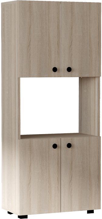 120-000479 Στήλη Guzel pakoworld σε sonoma απόχρωση 60x31.4x140εκ - Image 1