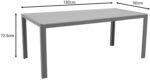 Τραπέζι Nares pakoworld αλουμίνιο ανθρακί-plywood φυσικό 180x90x72.5εκ - Image 6