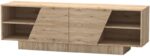Έπιπλο τηλεόρασης Stevie pakoworld sonoma 160x40x50εκ - Image 4