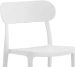 Καρέκλα Amvroan στοιβαζόμενη pakoworld με UV protection λευκό pp 51x49x79.5εκ - Image 3
