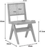 Καρέκλα Winslow pakoworld φυσικό rubberwood 45x56x82εκ - Image 3