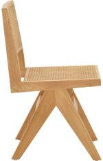 Καρέκλα Winslow pakoworld φυσικό rubberwood 45x56x82εκ - Image 5