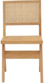 Καρέκλα Winslow pakoworld φυσικό rubberwood 45x56x82εκ - Image 6