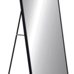 Καθρέπτης Lorens I pakoworld μαύρο αλουμίνιο 60x40x160εκ