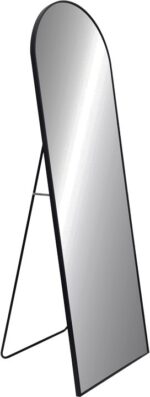 Καθρέπτης Lorens I pakoworld μαύρο αλουμίνιο 60x40x160εκ