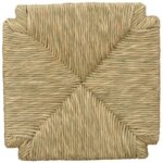 Ψάθα για ξύλινο σκαμπό Charchie I pakoworld φυσικό 33x33x3εκ