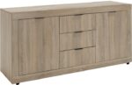 Μπουφές Doha pakoworld σε sonoma απόχρωση 180x45x80.5εκ - Image 2