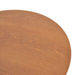 Τραπέζι Franzel pakoworld mdf καρυδί Φ120x75εκ - Image 4