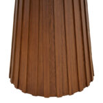 Τραπέζι Franzel pakoworld mdf καρυδί Φ120x75εκ - Image 5