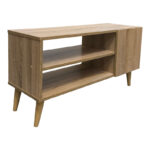 Έπιπλο τηλεόρασης Orianne pakoworld σε sonoma απόχρωση 90x32x46εκ - Image 2
