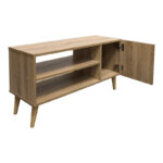 Έπιπλο τηλεόρασης Orianne pakoworld σε sonoma απόχρωση 90x32x46εκ - Image 3