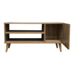Έπιπλο τηλεόρασης Orianne pakoworld σε sonoma απόχρωση 90x32x46εκ - Image 4