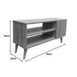 Έπιπλο τηλεόρασης Orianne pakoworld σε sonoma απόχρωση 90x32x46εκ - Image 6