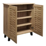 Παπουτσοθήκη-ντουλάπι Mantam pakoworld 12 ζεύγων sonoma 78x34x87εκ - Image 2