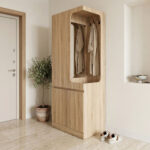 Έπιπλο εισόδου Feby pakoworld  sonoma 80x50.5x190εκ