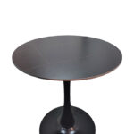 Τραπέζι Balou I pakoworld sintered stone σε μαύρο μαρμάρου Φ70x74εκ - Image 3