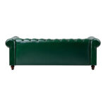 Kαναπές τριθέσιος τ. Chesterfield pakoworld pu κυπαρισσί 203x84x67εκ - Image 3