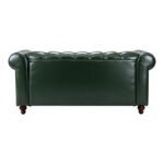 Kαναπές διθέσιος τ. Chesterfield pakoworld pu κυπαρισσί 160x84x67εκ - Image 3
