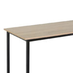 Κονσόλα Shima pakoworld oak- μαύρο μέταλλο 106x35x81εκ - Image 3