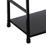 Βιβλιοθήκη Manlo pakoworld μαύρο μέταλλο 58.6x23.5x144εκ - Image 4