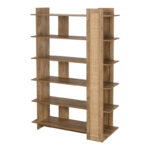 Βιβλιοθήκη Oslo pakoworld sonoma 100x32x146.5εκ - Image 2