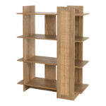 Βιβλιοθήκη Oslo pakoworld sonoma 75x32x95εκ - Image 2
