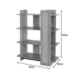 Βιβλιοθήκη Oslo pakoworld sonoma 75x32x95εκ - Image 4