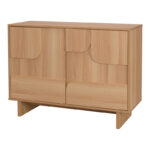 Μπουφές Jenfia pakoworld mdf σε φυσική απόχρωση 101,2x39x75,5εκ - Image 2